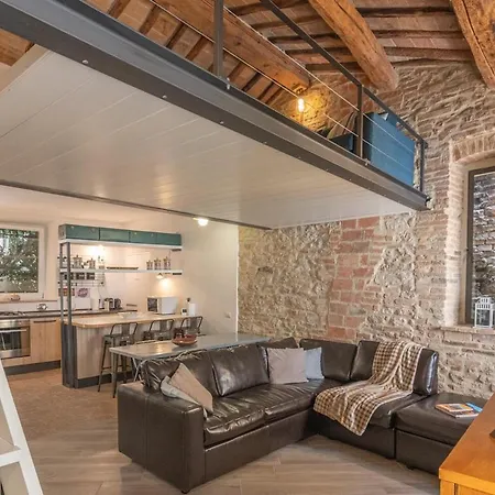 Stone Loft With Cozy Terrace Downtown Perugia